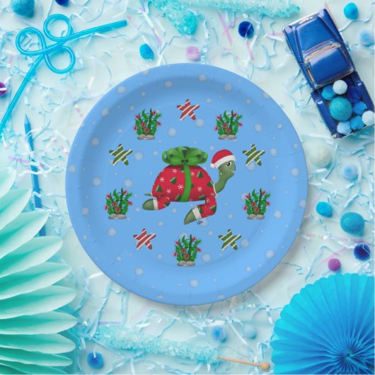 Christmas Turtle Paper Bord (Feest)