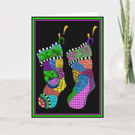 Christmas Twist kousen Feestdagen Kaart