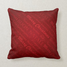 CHRISTMAS TYPOGRAPHY | PILLOW