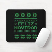 Christmas Ugly Sweater Feliz Navidad Xel Pattern S Muismat (Met muis)