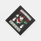 Christmas Ugly Sweater Kenosha Wisconsin Servet (Hoek)