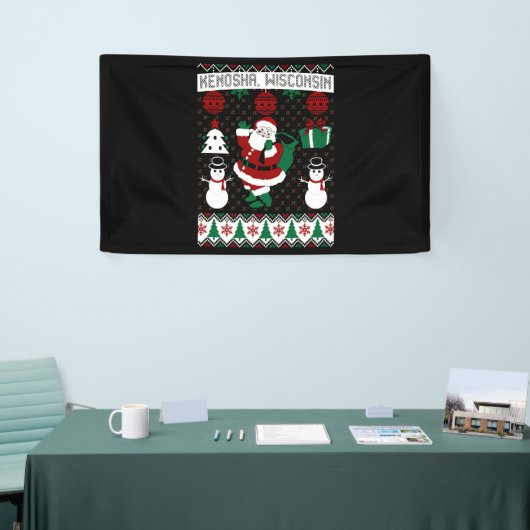 Christmas Ugly Sweater Kenosha Wisconsin Spandoek (Beurs)
