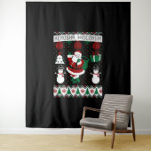 Christmas Ugly Sweater Kenosha Wisconsin Wandkleed (In situ)