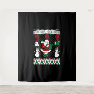 Christmas Ugly Sweater Kenosha Wisconsin Wandkleed