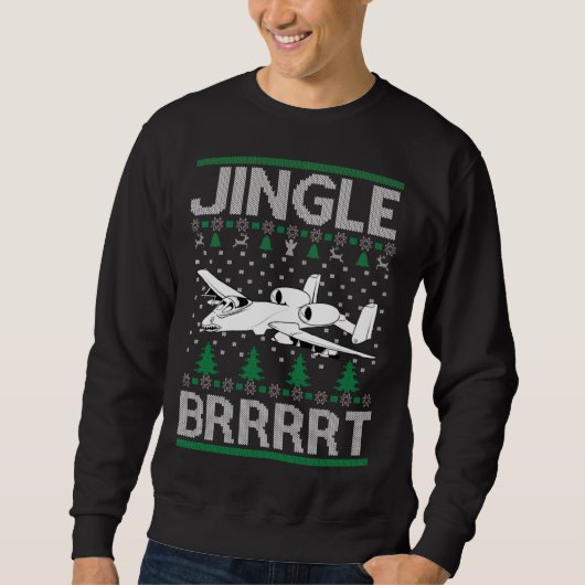 Christmas Ugly Sweater Style Military Gun Owner (Voorkant)