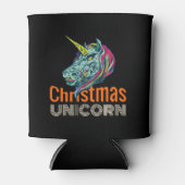 Christmas Unicorn Blikjeskoeler (Voorkant)