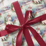 Christmas Unicorn Cadeaupapier<br><div class="desc">Wikkel uw geschenken in betoverend kerstunicorn-inpakpapier en voeg een grillige touch toe aan uw geschenken. Maak van elk cadeau een magische verrassing met exclusieve design van My Baby Boutique!</div>