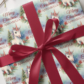 Christmas Unicorn Cadeaupapier