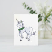 Christmas Unicorn Feestdagenkaart (Staand voorkant)