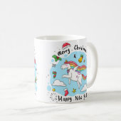 Christmas Unicorn Koffiemok (Voorkant rechts)