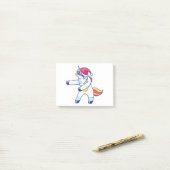 Christmas Unicorn Post-it® Notes (Op bureau)