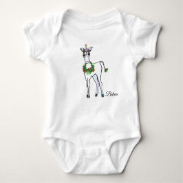 Christmas Unicorn Romper