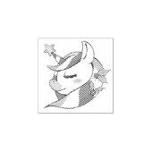 Christmas Unicorn Rubberstempel (Afrduk)