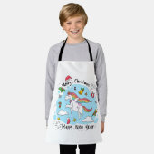 Christmas Unicorn Schort (Gedragen)