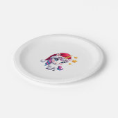 Christmas Unicorn T-Shirt (3) Papieren Bordje (Gekanteld)