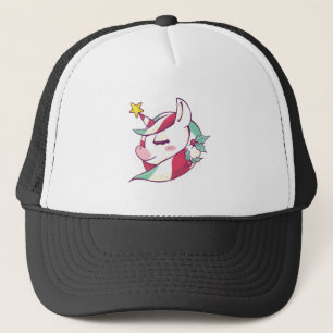 Christmas Unicorn Trucker Pet