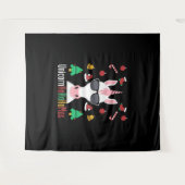 Christmas Unicorn Wandkleed (Voorkant (horizontaal))
