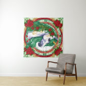 Christmas Unicorn Wandkleed (In Situ (horizontaal))