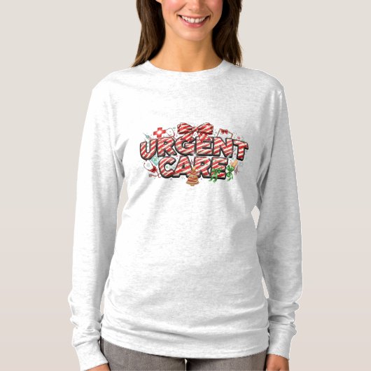 Christmas Urgent Care Long Sleeve  T-shirt (Voorkant)