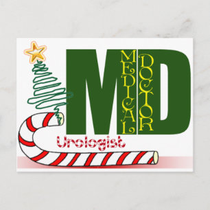 CHRISTMAS UROLOGIST - DOCTOR - MD FEESTDAGENKAART