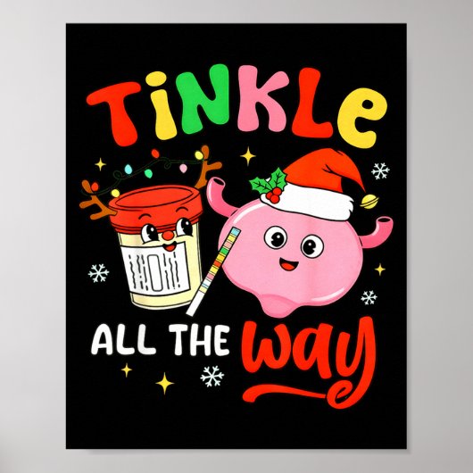 Christmas Urologist Nephrologist T Healthcare Work Poster (Voorkant)