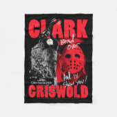 Christmas Vacation Clark Griswold Hockey Mask Holi Fleece Deken (Voorkant)