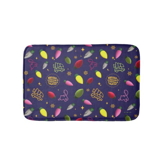 Christmas Vacation | Holiday Pattern Badmat (Voorkant)