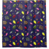 Christmas Vacation | Holiday Pattern Douchegordijn (Voorkant)