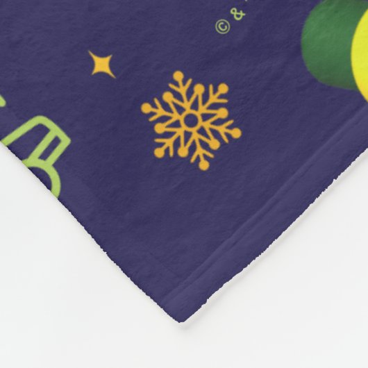 Christmas Vacation | Holiday Pattern Fleece Deken (Hoek)