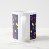 Christmas Vacation | Holiday Pattern Grote Koffiekop (Achterkant)