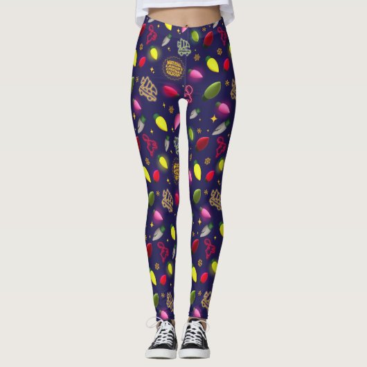 Christmas Vacation | Holiday Pattern Leggings (Voorkant)
