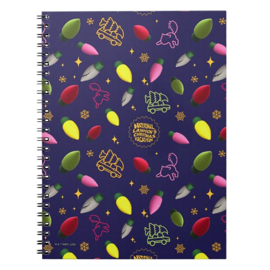 Christmas Vacation | Holiday Pattern Notitieboek (Voorkant)