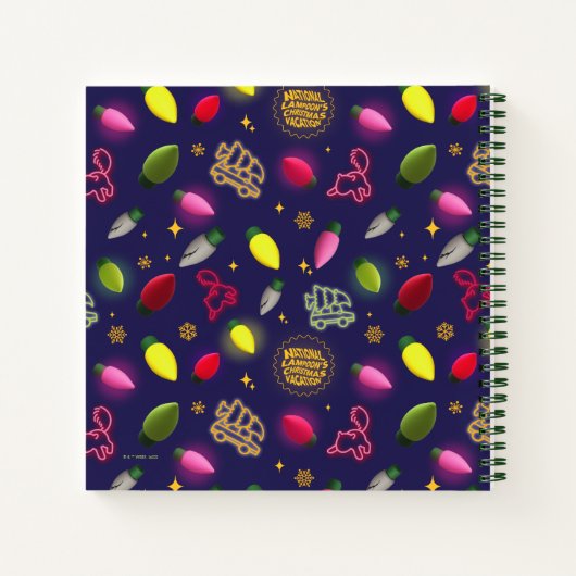 Christmas Vacation | Holiday Pattern Notitieboek (Achterkant)