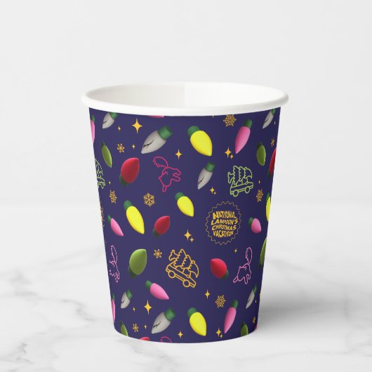 Christmas Vacation | Holiday Pattern Papieren Bekers (Links)