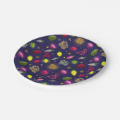 Christmas Vacation | Holiday Pattern Papieren Bordje (Gekanteld)