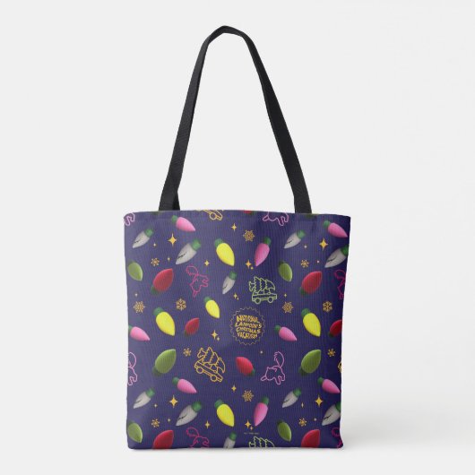 Christmas Vacation | Holiday Pattern Tote Bag (Achterkant)