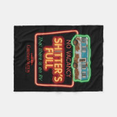 Christmas Vacation Ters Full Neon Sign Fleece Deken (Voorkant (Horizontaal))