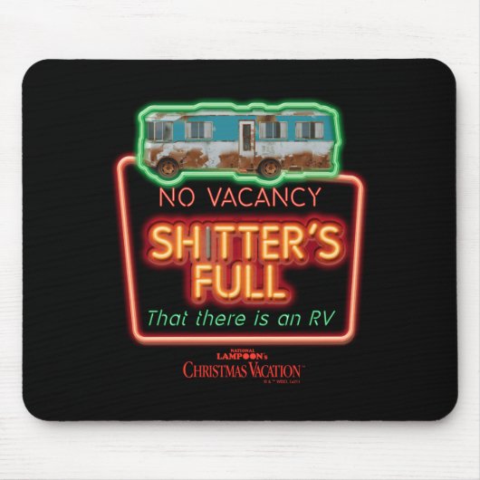 Christmas Vacation Ters Full Neon Sign  Muismat (Voorkant)