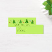 Christmas | Vakantiestische Labels Mini Visitekaartjes (Bureau)