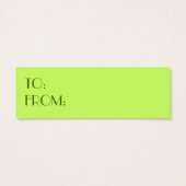 Christmas | Vakantiestische Labels Mini Visitekaartjes (Achterkant)