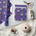 Christmas Vampire Wrapping Paper Cadeaupapier<br><div class="desc">Een perfecte aanvulling op uw vakantie!! We passen dit graag verder voor u aan,  stuur ons gerust een bericht voor hulp.</div>