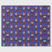 Christmas Vampire Wrapping Paper Cadeaupapier (Vlak)
