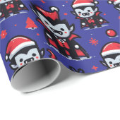 Christmas Vampire Wrapping Paper Cadeaupapier (Rol Hoek)