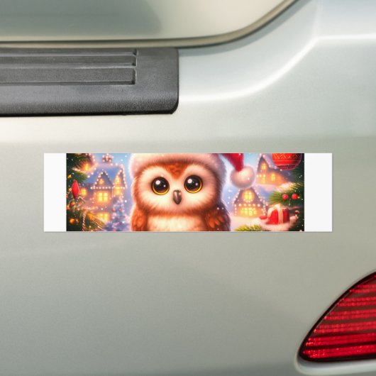 Christmas Vehicle Bumpersticker (Op auto)