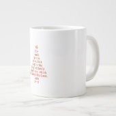 Christmas Verse Mug Luke 2:11 Grote Koffiekop (Voorkant rechts)