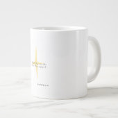 Christmas Verse Mug Matthew 2:10 Grote Koffiekop (Voorkant rechts)