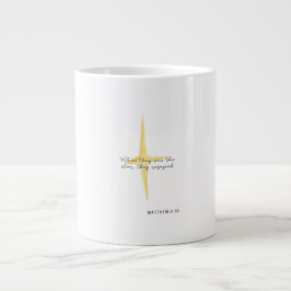 Christmas Verse Mug Matthew 2:10 Grote Koffiekop