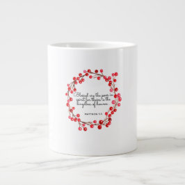 Christmas Verse Mug Matthew 5:3 Grote Koffiekop