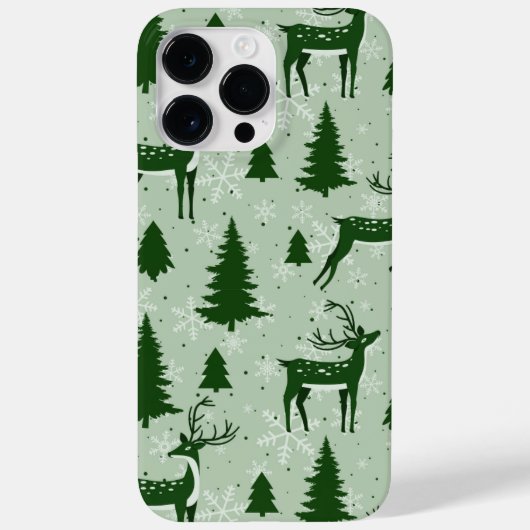 Christmas Vibe-patroon Case-Mate iPhone Case (Achterkant)