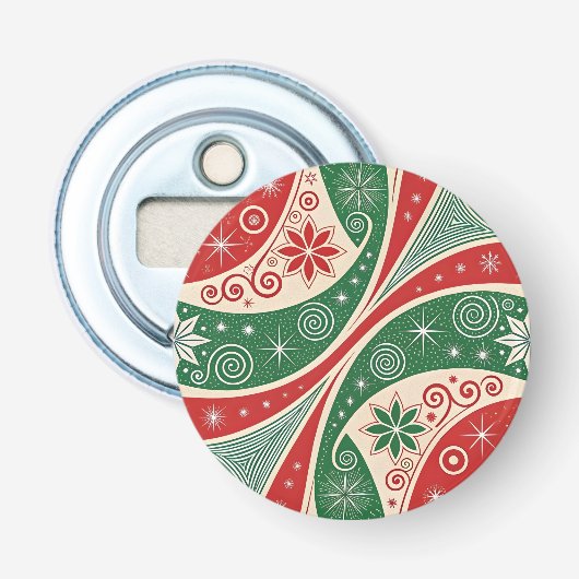 Christmas Vibes Button Flesopener (Voorkant)